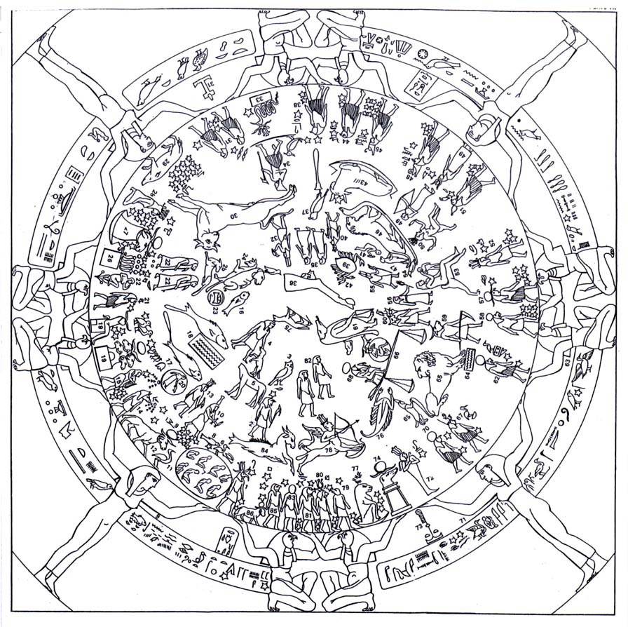 Egyptian zodiac 1